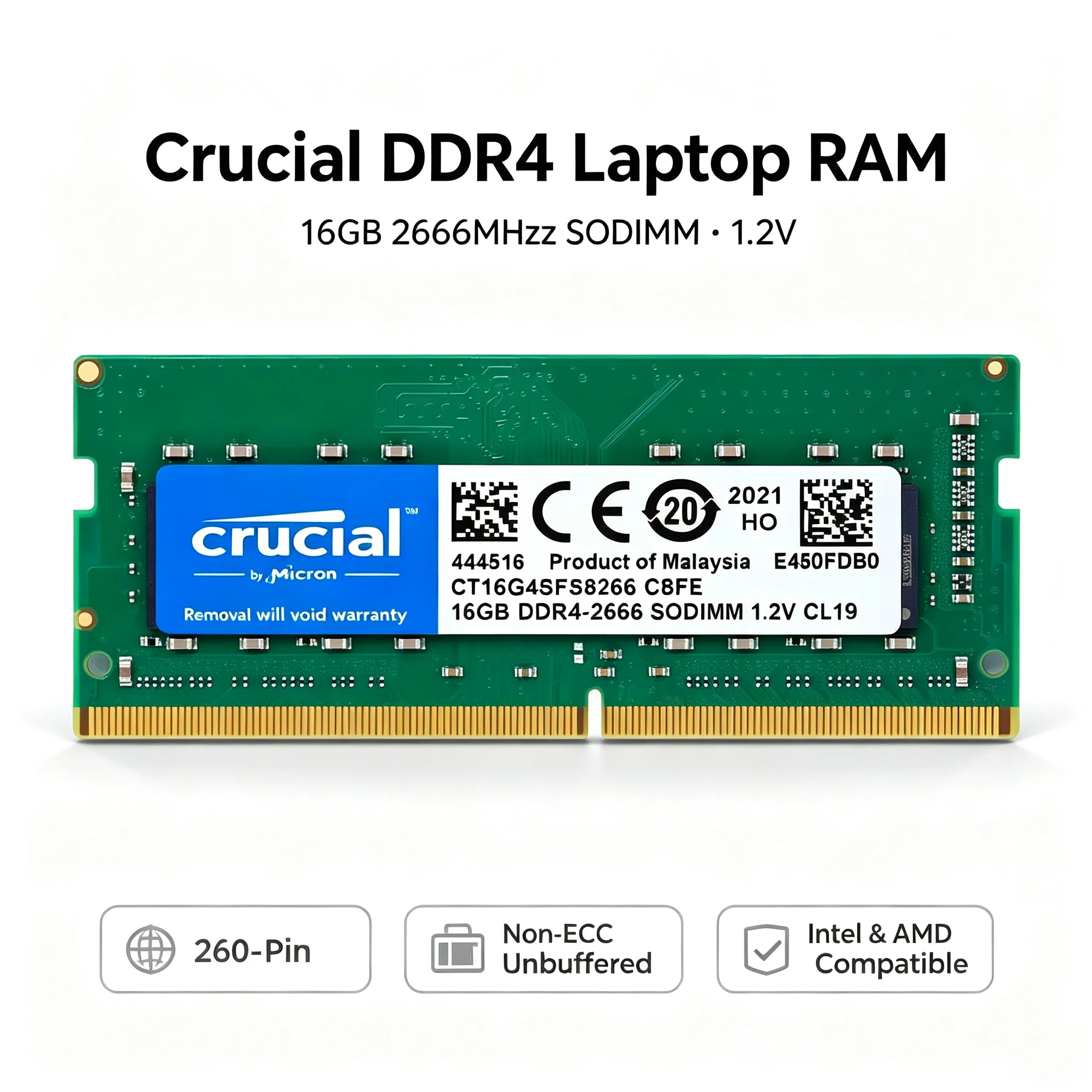 크루셜(Crucial) DDR4 노트북 RAM 16GB - Ddr4 3200 16Gb 리뷰 및 가격