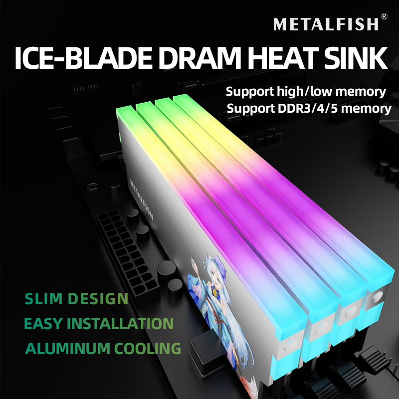 METALFISH DRAM 방열판 5V-3PIN ARG - Ddr3 Ram 리뷰 및 가격